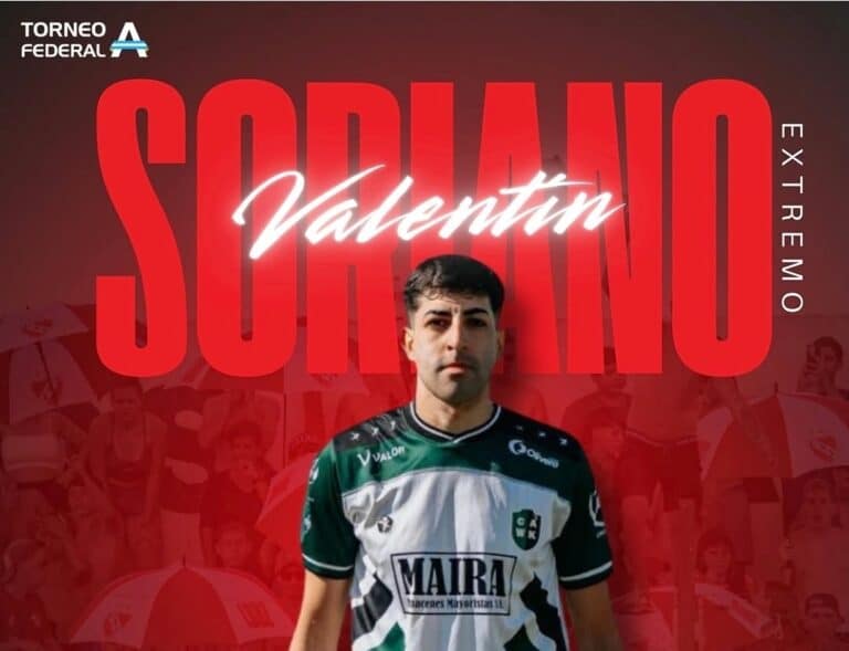 Valentín Soriano se suma como nuevo refuerzo de Independiente de Chivilcoy